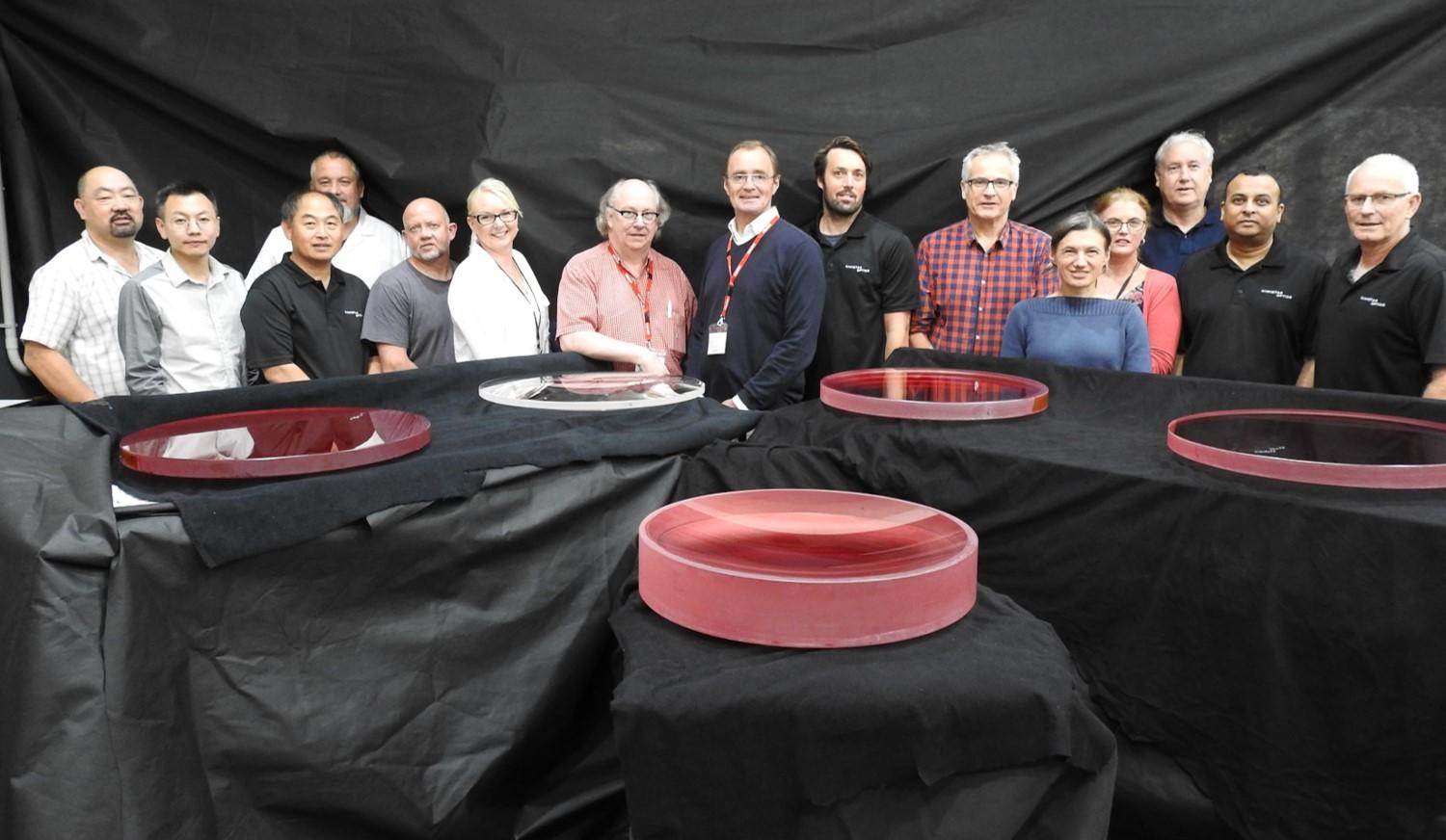 Five Smaller WFC lenses and the responsible team