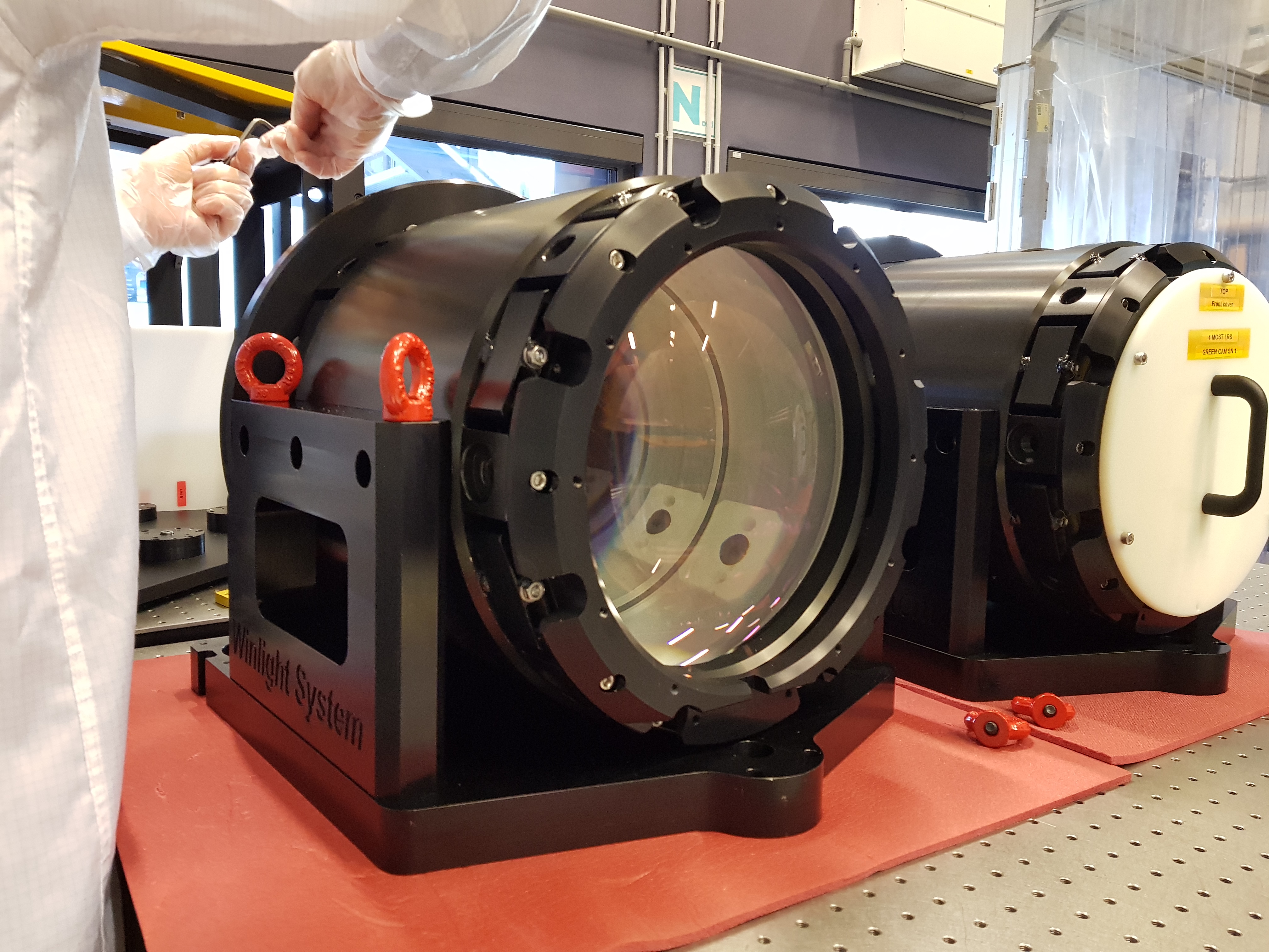 Two of the LRS-A cameras