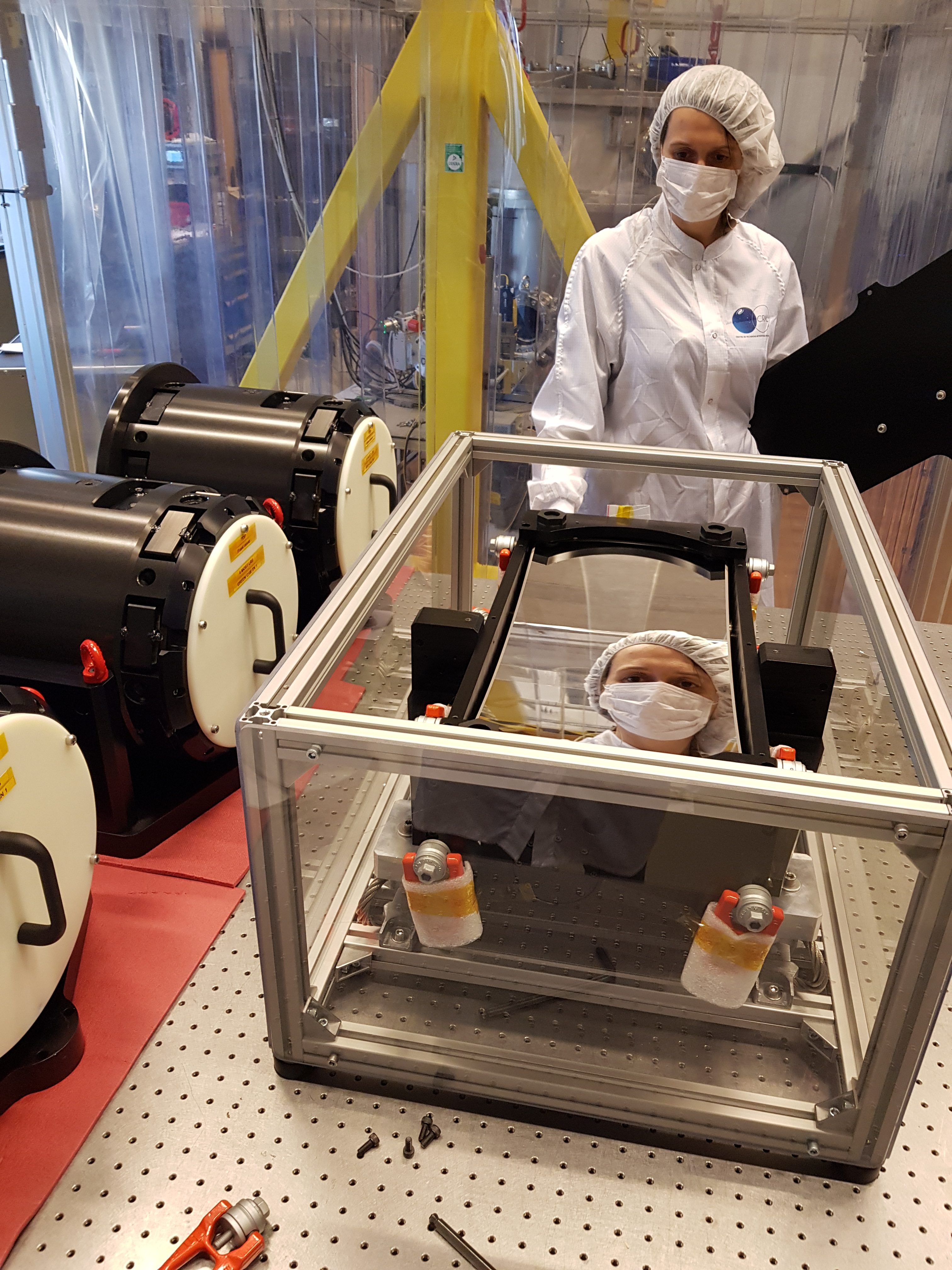 LRS-A collimator and cameras 
