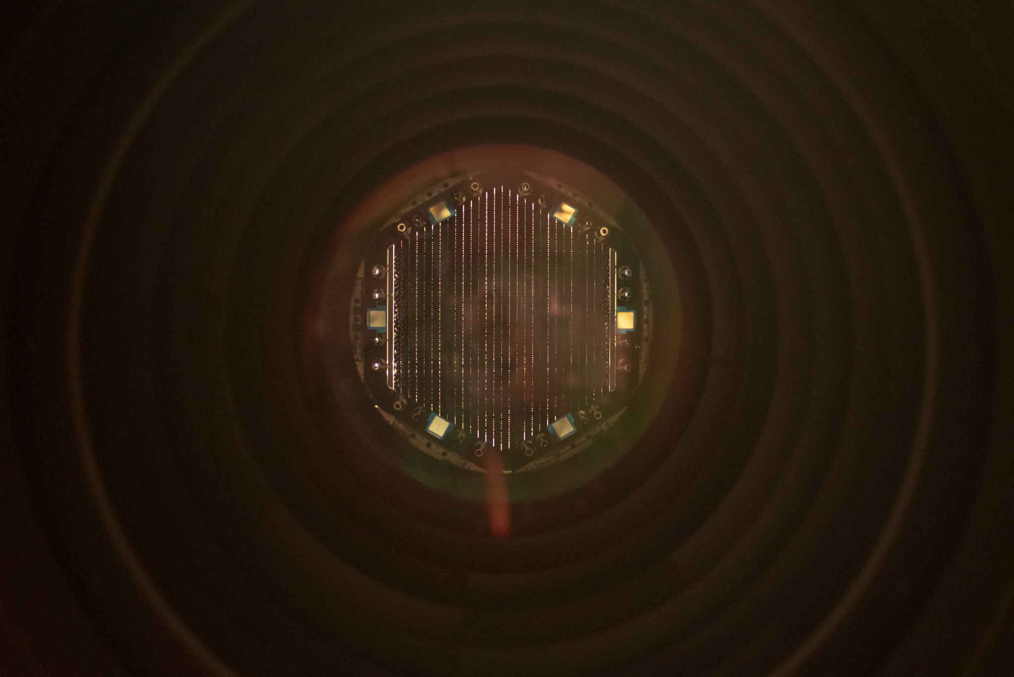 Focal plane as seen through the WFC
